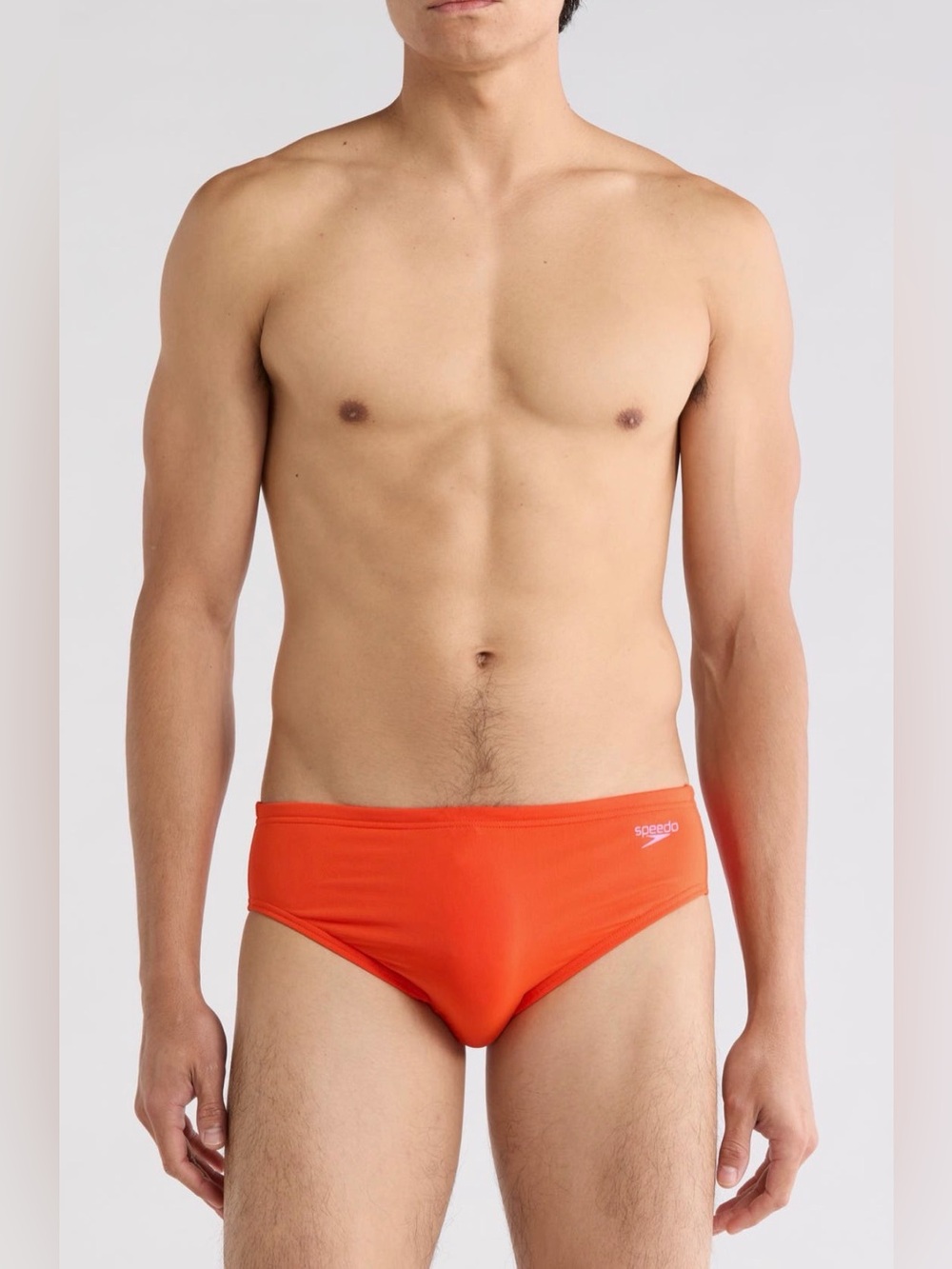 Speedo Solid Swim Briefs Orange size 36 men’s NEW